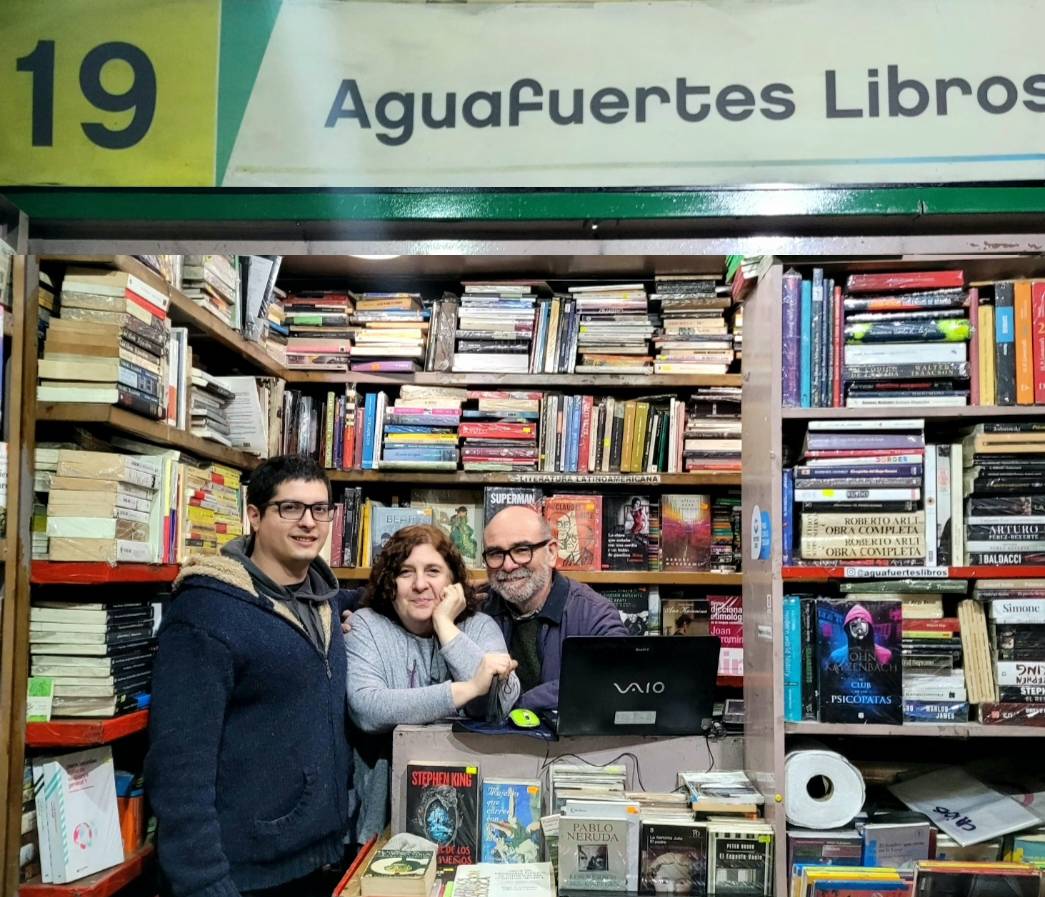 Photo of the bookstore owners